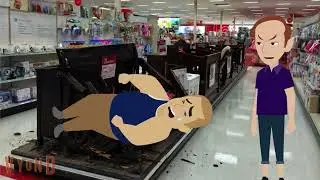 (REUPLOAD) Big Baby Tom Jumps In A Crib At Target