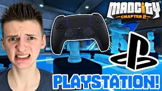 Playing Mad City On PLAYSTATION! (ROBLOX)