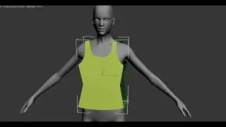 Tank Top modeling