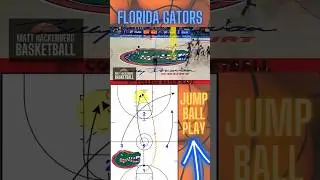 Jump ball play | Florida Gators | slam dunk #basketball #bball #nba #sports #basketballcoach