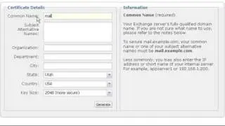 DigiCert SSL Certificate CSR Creation - Microsoft Exchange 2007