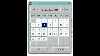 Calendar for Oracle Forms Builder 6i/10g/11g/12c/14c Fusion Middleware