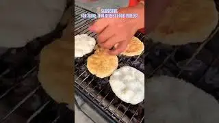 GRILLED STICKY RICE EGG COATED On Charcoal Grill | Thai Street Food