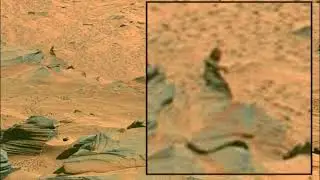 силуэт на Марсе (разгадка) / silhouette on Mars (solution)