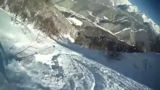 Фрирайд на Карусельке - Март 12го  Красная поляна. Сочи  Sochi Freeride GoPro