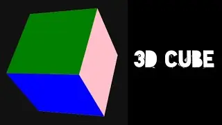 3D cube using CSS #html#css