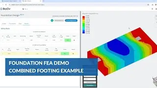 Foundation FEA Demo - Combined Footing Example