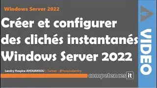 167# Récupérer des fichiers perdus via les instantanés de volumes sous Windows Server 2022