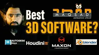 Which is Best 3D Software to Learn & Why? | Maqsad Animation School | Cinema 4D | Houdini | Maya
