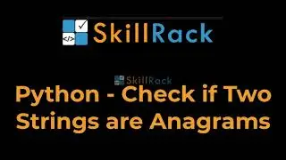 Python - Check if two string values are Anagrams