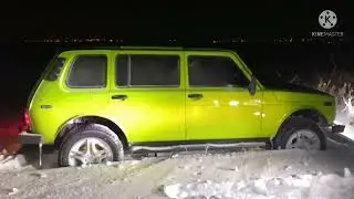 UAZ patriot, Нива, Турбо нива по снегу!