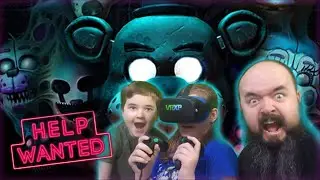 Traumatising my mini-ramarcables! FNAF VR on Quest is SCARY!