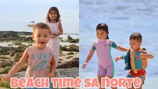 LILO AT KOA ENJOY NA ENJOY SA BEACH SA NORTE SOBRANG NALIBANG ANG MGA ITO SA KANILANG ACTIVITY DITO