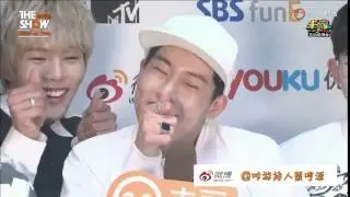 150721 Jooheon Aegyo Cut - The Show Warm Up Time MONSTA X