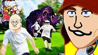 Jerma's Miis Get ATTACKED by Monsters in TOMODACHI LIFE & Look Outside - Long Edit WITH CHAT