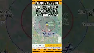 SISMO 4.0 QUERÉTARO, MÉXICO ONDA SÍSMICA