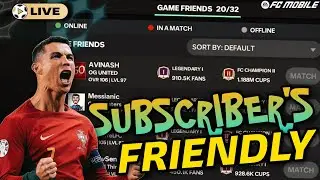 🔴 FC MOBILE LIVE : Retro Star Events Team - B || H2H Friendlies with Subscribers!