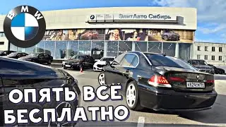 Купил БМВ?! Срочно все к официалам ЗА ХАЛЯВОЙ! Пока не передумали)) Шишига довольна!