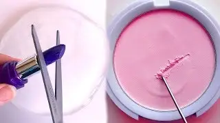 MAKEUP SLIME VS CLAY SLIME l Most Satisfying Compilation 2018