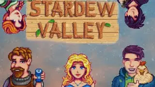 jogando stardew vale
