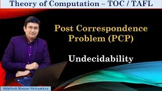 Post Correspondence Problem - PCP || Undecidability