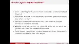 Digging into Data: Supervised Classification with Logistic Regression and Naive Bayes