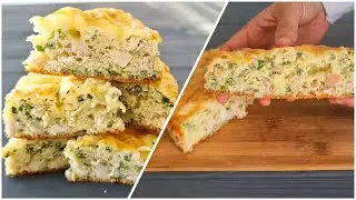 Нежный КАК ОБЛАКО Куриный Пирог ☆ Готовлю за 5 МИНУТ (+ Духовка) ☆ Заливной куриный пирог