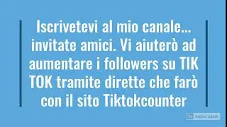 Come aumentare followers su TIKTOK
