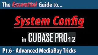 Managing Cubase's (Many!) MediaBay Databases (for Advanced Users)