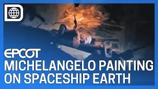 Michelangelo Audio-Animatronic Painting Once Again on Spaceship Earth at EPCOT
