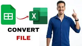 how to convert google sheet to excel file