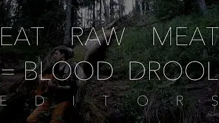 EAT RAW MEAT = BLOOD DROOL / Editors _ cover