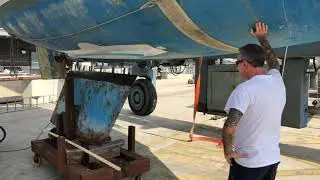 Replacing the bilge keels of a Westerly Vulcan 34