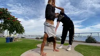 Learn How to Handstand- Technique Analysis Tutorial with Juni