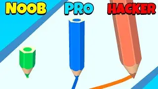 NOOB vs PRO vs HACKER - Color Pencil Run