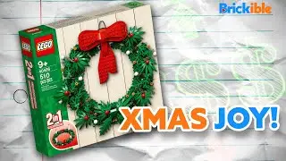 LEGO Christmas Wreath 2-in-1 Honest Review (LEGO Set # 40426)