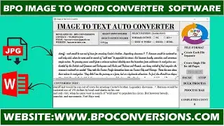 Convert cursive font image to notepad | word