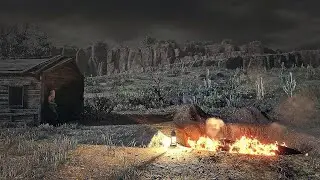 Red Dead Redemption 2 Сrematorium burning corpses