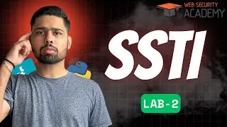 PortSwigger Server-Side Template Injection (SSTI) Lab-2 | Basic SSTI (code context)