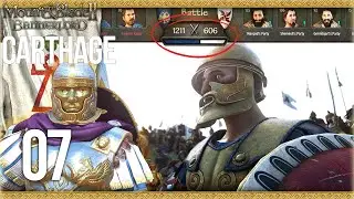 1,200 ROMANS VS 600 CARTHAGINIAN HOPLITES - Mount & Blade 2 Bannerlord (Eagle Rising - Carthage) #7
