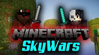 WEIRDEST GAME EVER!? | Minecraft Hypixel Skywars | W/ Red