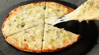 QUICK BREAKFAST is ready in minutes! Just 4 ingredients ☆ Tortilla pizza recipe