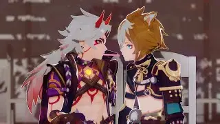 【原神MMD】Pocky Day【Itto/Gorou/4K/60】