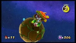 Super Mario Galaxy Boss # 1: Dino Piranha (1st Time)