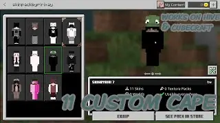 Custom cape skin pack | Works on Hive