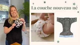 Couche lavable pour nouveau-né | Adaptée pour les bébés entre 7 et 15lb!