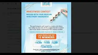 BREAKING NEWS: Bombay Stock Exchange competition with cash prizes Rs 10,000