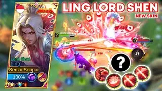 LING LORD SHEN SKIN Nonstop Rotation For Ganking | MLBB X KUNGFU PANDA Ling Gameplay Mobile Legends