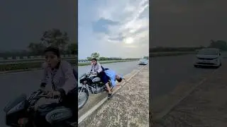 Crossing bike in backflip😍 #gymnast #acrobatics #action #stunt #backflip #couplegoals #viralshort