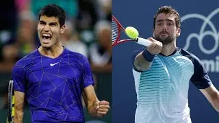 Carlos Alcaraz vs Marin Cilic Court Level Highlights | Miami Open 2022 Round 3